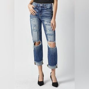 NWOT Risen boyfriend jeans in size 7/28